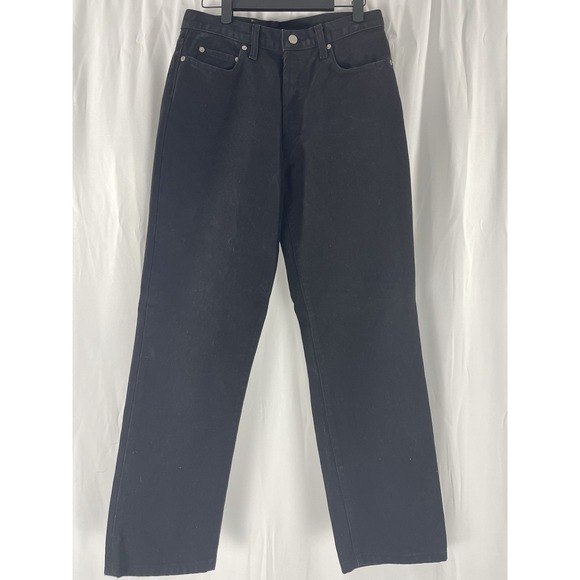Black Other - Vintage 90s RRL Double RL Black Denim Jeans Ralph Lauren Men Waist 30 Inseam 29